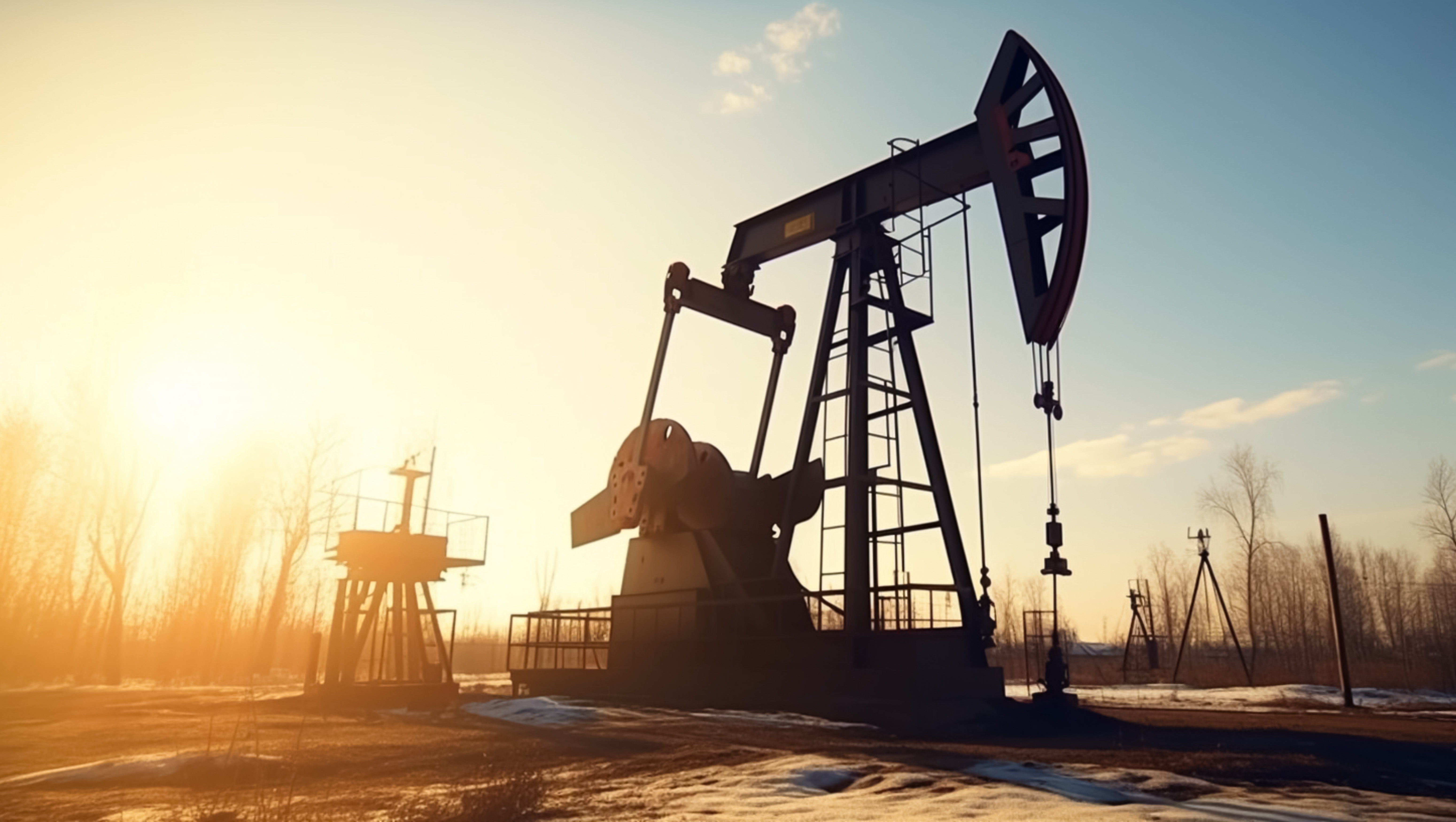Plateforme pétrolière illustrant la hausse de la production de brut en Irak
