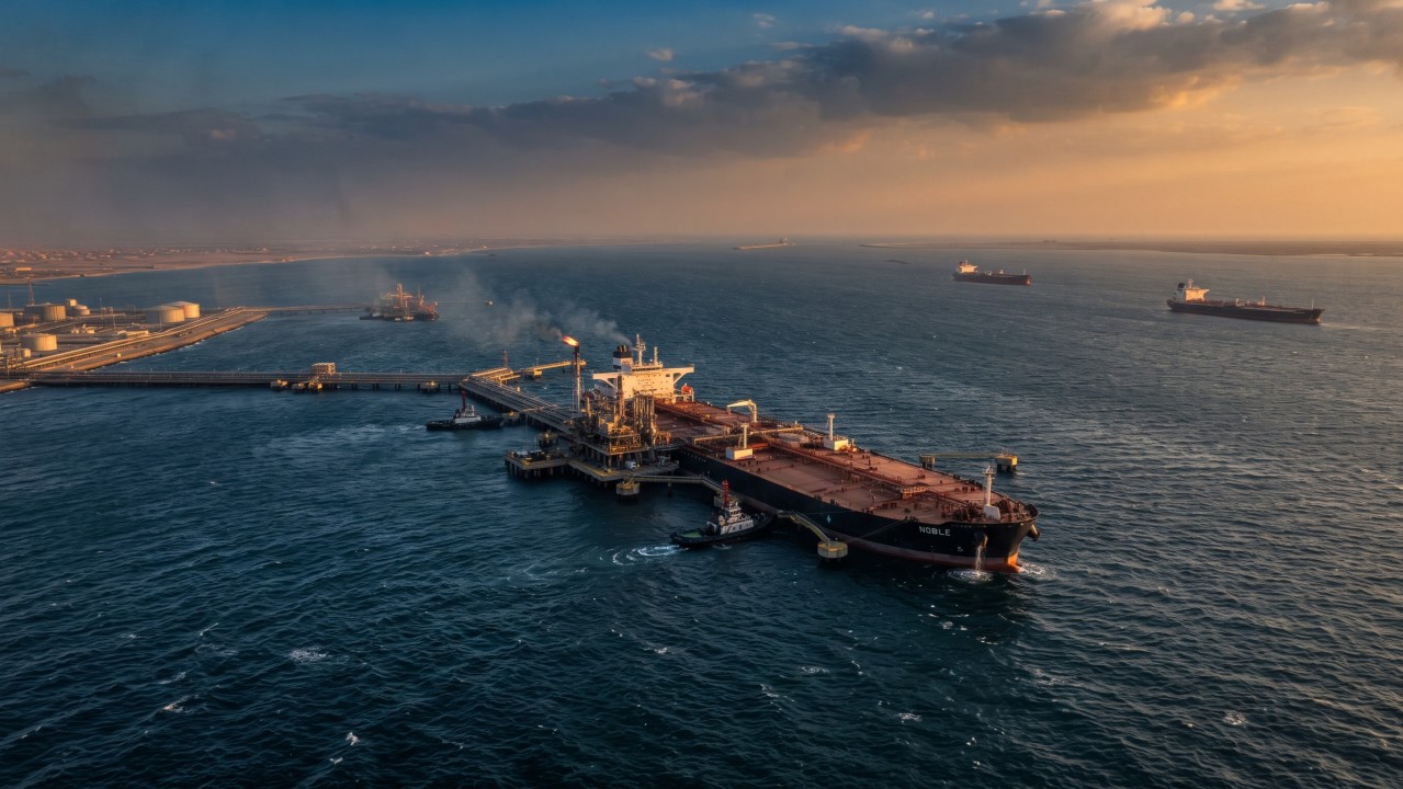 Terminal pétrolier et pétroliers au large : l'Irak réorganise ses exportations de brut face au blocage du détroit d'Ormuz